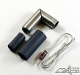 CAPUCHON BOUGIE COMPLET TYPE 1/4 32 90&deg; 