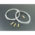  C&acirc;ble en acier 1mm pour commande aller-retour de d&eacute;rive (la paire) 