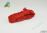 FIL SILICONE 20 AWG / 0.5mm&sup2; ROUGE 1M