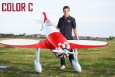 GEE BEE R4 V2 ROUGE/BLANC 2.8M