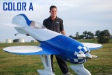 GEE BEE R4 V2 BLEU/BLANC 2.8M