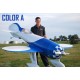 GEE BEE R4 V2 BLEU/BLANC 2.8M