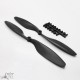 HELICES HORAIRE ET ANTI HORAIRE 10X4.5 NOIRES (LA PAIRE)