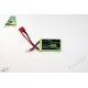 Accu lipo 800mAh 2S 35C Black Lithium