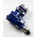  Moteur m&eacute;thanol JBA 91 AR 15cc Bleu sur roulements 
