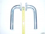 SET DE COUDES DEPORTES POUR BICYLINDRE 100 CC A PLAT
